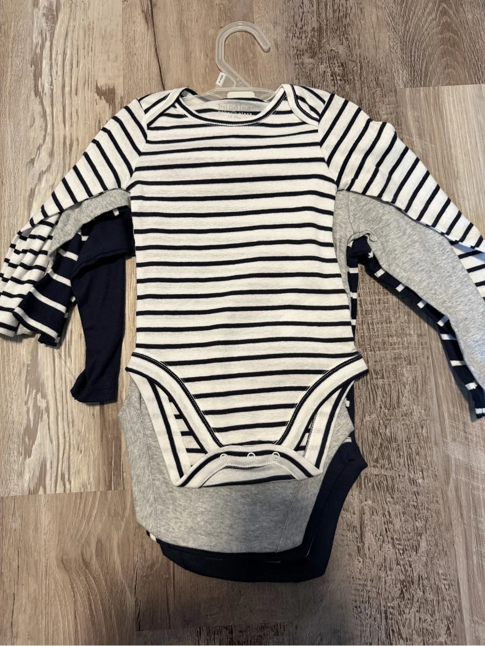 Baby “Mommy's Little Man” Long-Sleeve One-Piece Bodysuit - Pack of 4